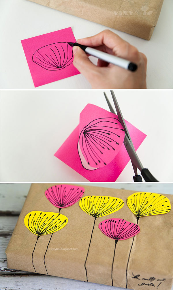 pacco-regalo-diy-post-it