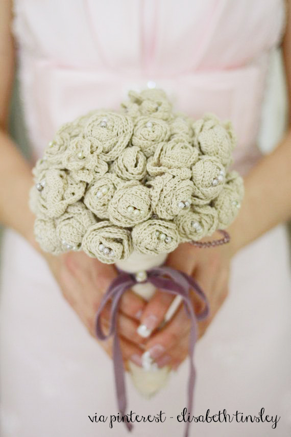 bouquet sposa fai da te uncinetto.