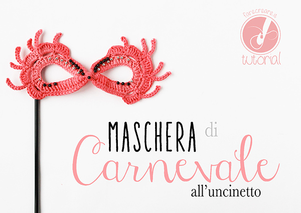 Come fare un maschera di carnevale a uncinetto in stile veneziano.