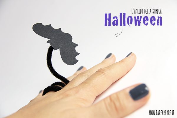 L'anello della strega: idea fai da te per Halloween.