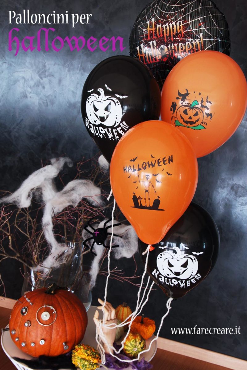 Palloncini decorati per la festa di Halloween - vendita online