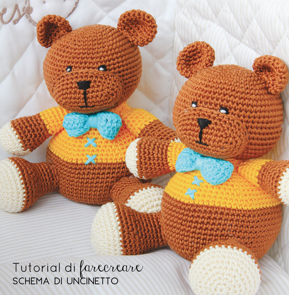 Orso Amigurumi Schema Per Uncinetto Farecreare