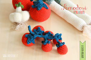 Schema amigurumi pomodori.