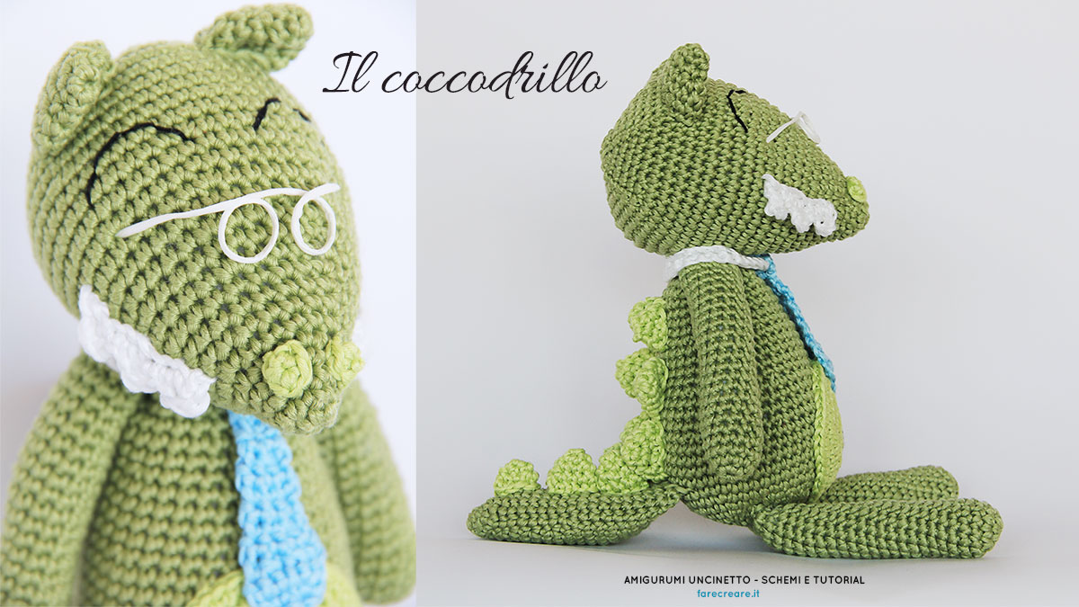 Amigurumi a uncinetto, animali divertenti per bambini: Scuola punti base -  5 schemi in italiano per animali a uncinetto