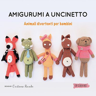 libro di amigurumi - schemi italiano animali