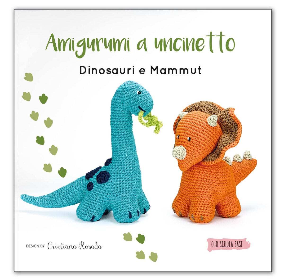 Dinosauri e Mammut: libro di amigurumi (italiano) - copertina