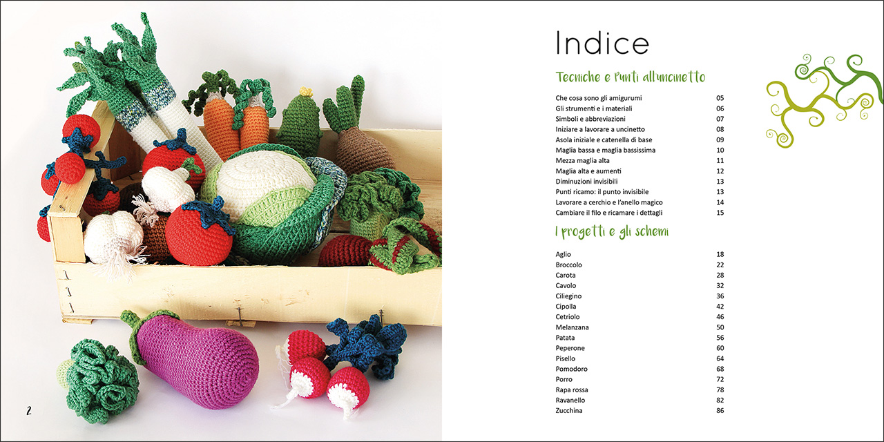 Indice verdure amigurumi - libro uncinetto in vendita su Amazon libri