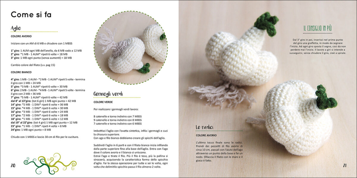 Schema aglio amigurumi - libro uncinetto in vendita su Amazon libri